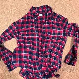 Hollister flannel long sleave Medium